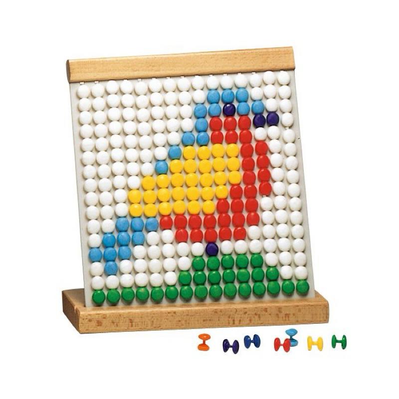 ❰免運❱ Dusyma 創意編珠-大 視覺追視 認知學習 益智玩具 兒童學習玩具 邏輯推理 室內玩具 觸覺舒緩-細節圖3