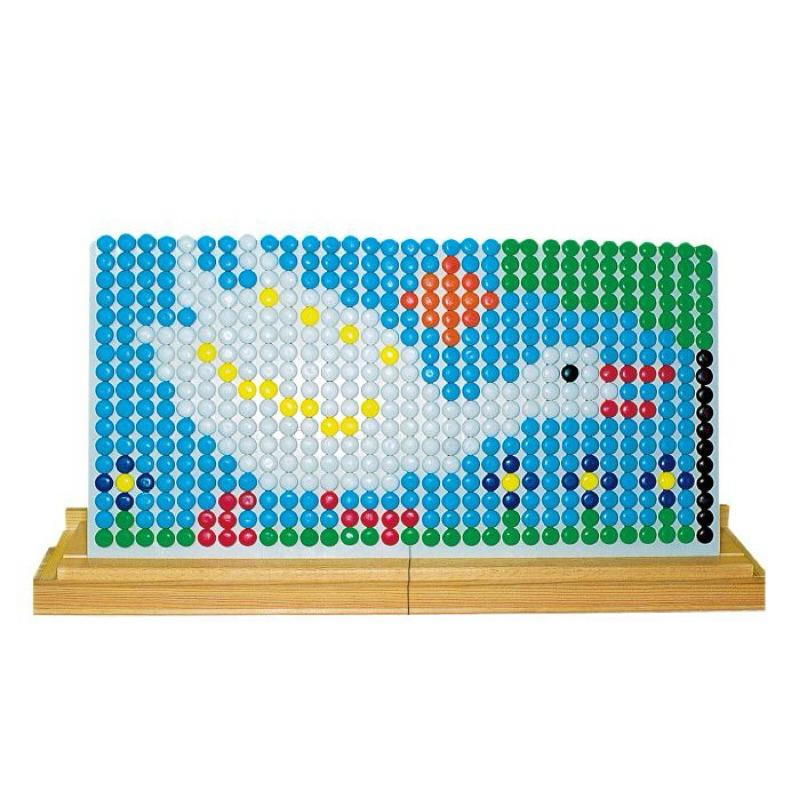 ❰免運❱ Dusyma 創意編珠-大 視覺追視 認知學習 益智玩具 兒童學習玩具 邏輯推理 室內玩具 觸覺舒緩-細節圖4