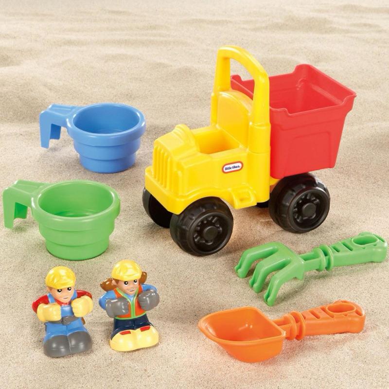 ❰免運❱ little tikes 挖土機沙箱 沙坑 玩沙遊戲區 兒童學習玩具 情緒緩和 觸覺舒緩 平衡訓練 室外遊戲-細節圖4