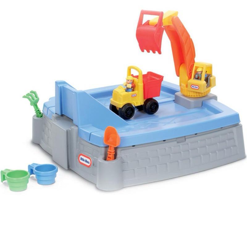 ❰免運❱ little tikes 挖土機沙箱 沙坑 玩沙遊戲區 兒童學習玩具 情緒緩和 觸覺舒緩 平衡訓練 室外遊戲-細節圖6