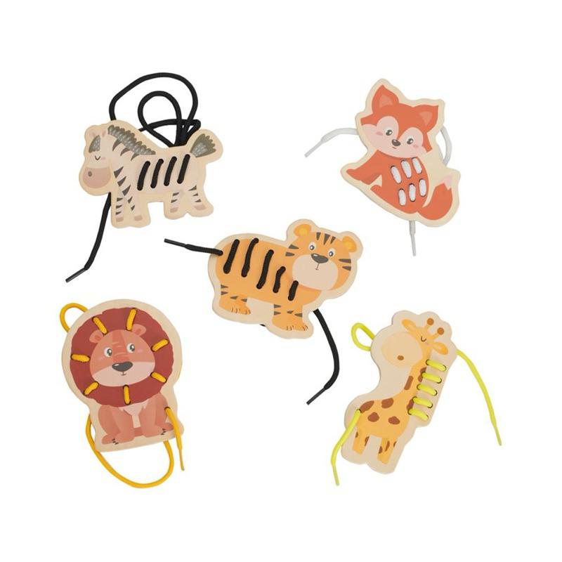 ❰現貨❱ Classic World 幼兒穿線遊戲-跑跑非洲 視覺追視 認知學習 益智玩具 兒童學習玩具 邏輯推理 觸覺-細節圖4