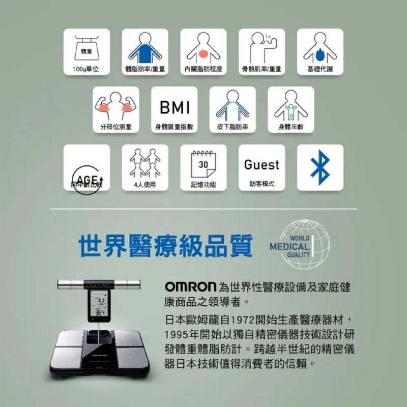 ❰免運❱ OMRON 歐姆龍 HBF-702T | 藍牙傳輸體重體脂計 體脂計 BMI 藍牙APP LED螢幕-細節圖3