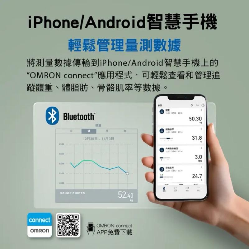 ❰免運❱ OMRON 歐姆龍 HBF-702T | 藍牙傳輸體重體脂計 體脂計 BMI 藍牙APP LED螢幕-細節圖9