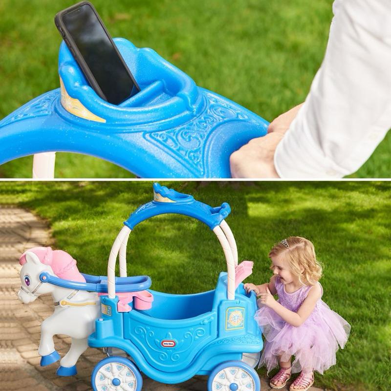 ❰免運❱ little tiles 冰雪公主馬車 腳行車 兒童學習玩具 手腳協調訓練 腳力車 腳踏車 滑步車 小孩推車-細節圖6