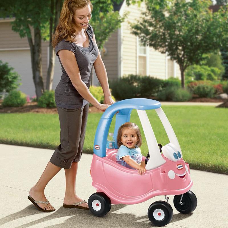 ❰免運❱ little tiles 時尚跑車 粉紅 腳行車 兒童學習玩具 手腳協調訓練 腳力車 腳踏車 滑步車 小孩推車-細節圖3
