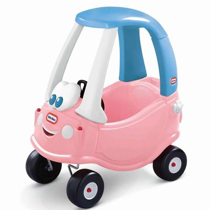 ❰免運❱ little tiles 時尚跑車 粉紅 腳行車 兒童學習玩具 手腳協調訓練 腳力車 腳踏車 滑步車 小孩推車-細節圖4