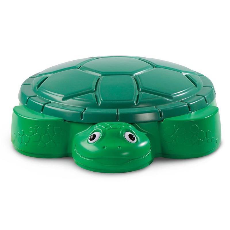 ❰免運❱ little tikes 歡樂沙龜 沙坑 玩沙遊戲區 兒童學習玩具 情緒緩和 觸覺舒緩 平衡訓練 室外遊戲-細節圖5