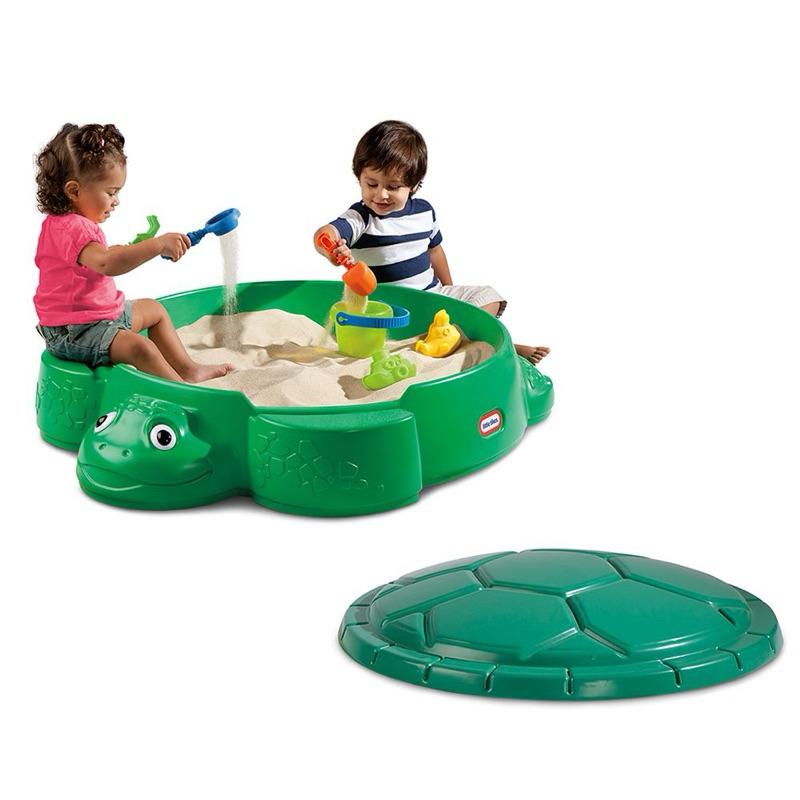 ❰免運❱ little tikes 歡樂沙龜 沙坑 玩沙遊戲區 兒童學習玩具 情緒緩和 觸覺舒緩 平衡訓練 室外遊戲-細節圖6