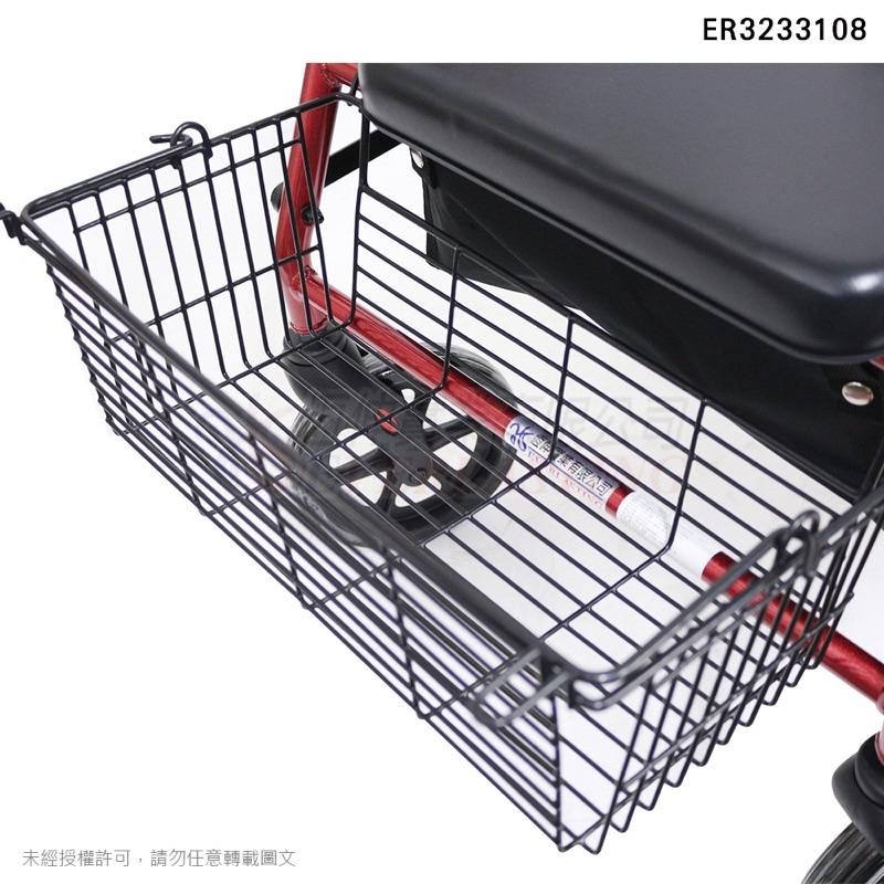 ❰免運❱ 恆伸 ER3233108 鋁合金四輪助步車 菜籃車 47CM 助行車 帶輪型助步車 四輪車 助行車 銀髮輔具-細節圖3