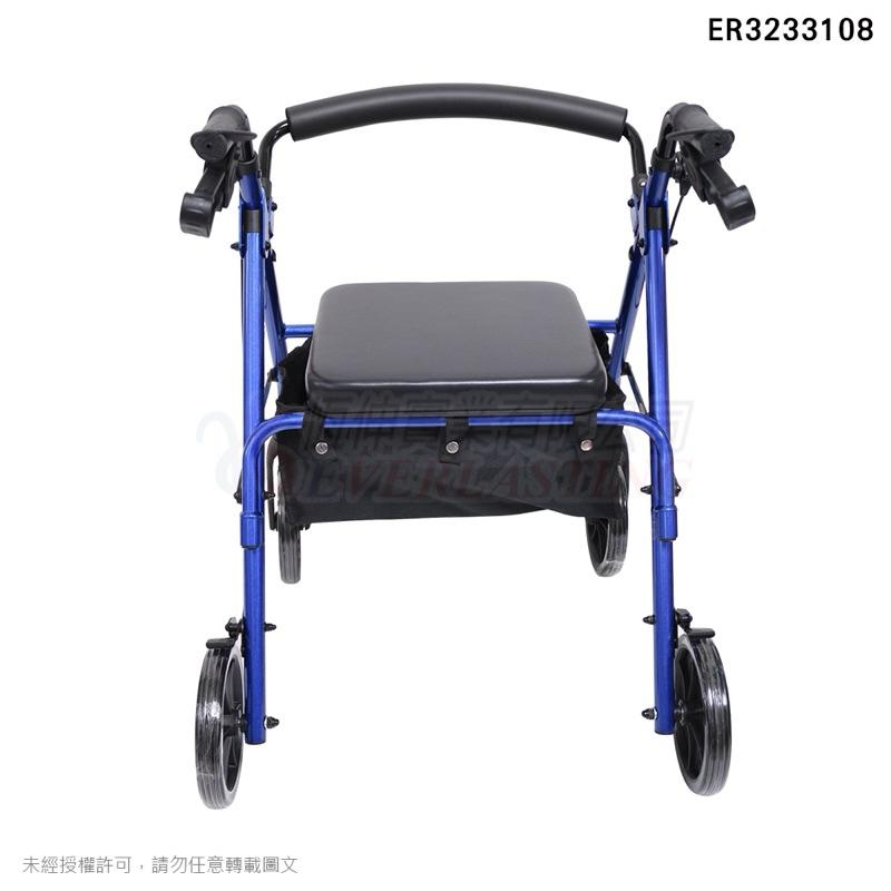 ❰免運❱ 恆伸 ER3233108 鋁合金四輪助步車 菜籃車 47CM 助行車 帶輪型助步車 四輪車 助行車 銀髮輔具-細節圖6