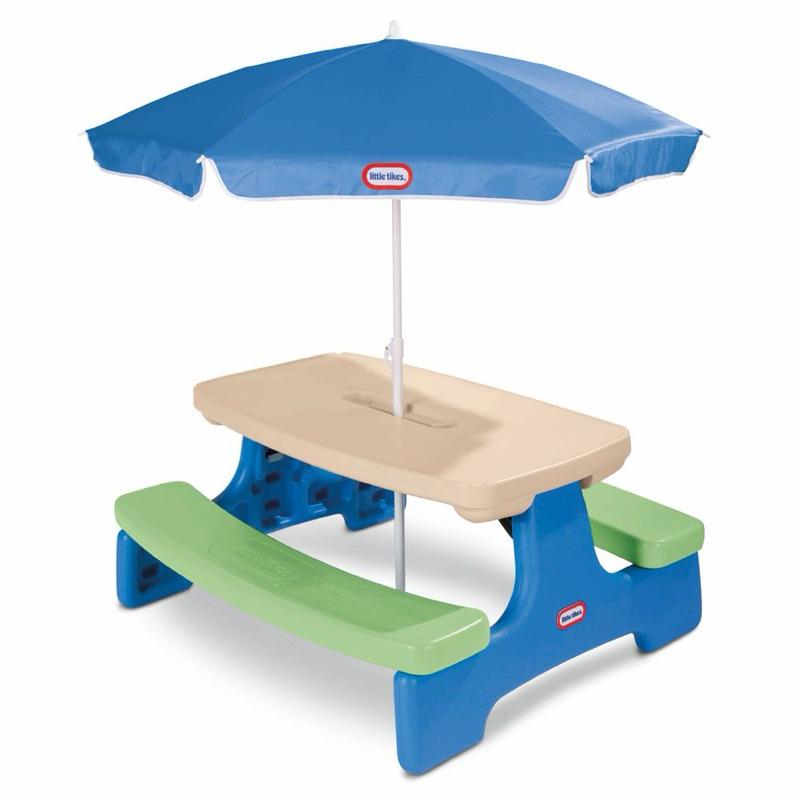 ❰免運❱ little tikes 便利野餐桌 坐椅休息區 兒童學習玩具 教室設備 戶外設施 室外遊戲 餐桌椅 野餐露營-細節圖5