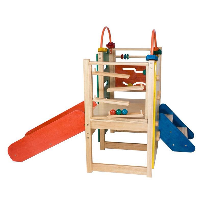 ❰免運❱ BLUE RiBBON 木製遊樂滑梯 手眼協調 視覺追視 認知學習 益智玩具 兒童學習玩具 邏輯推理 觸覺舒緩-細節圖3