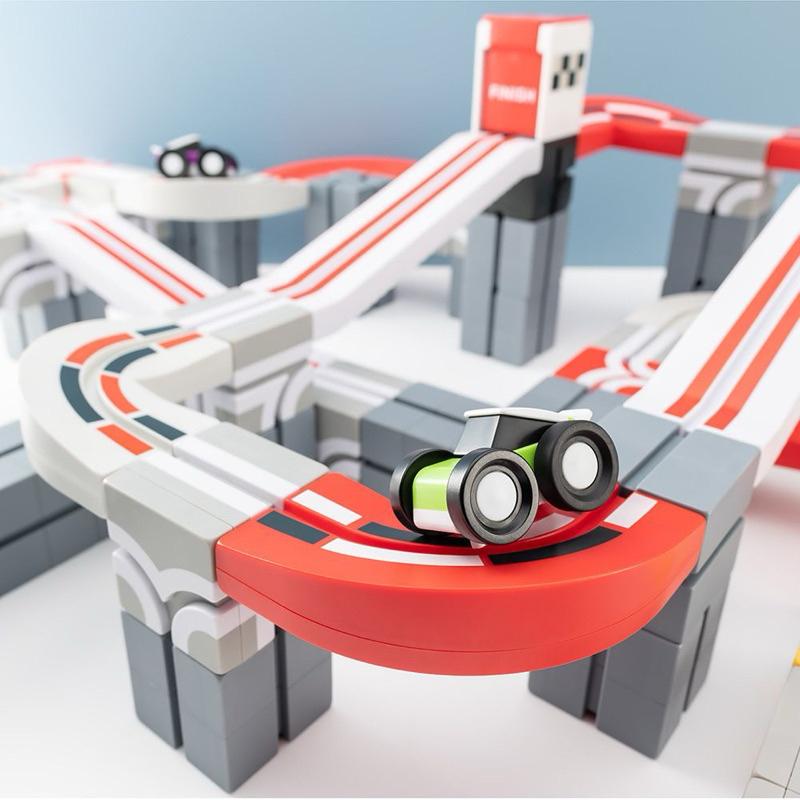 ❰免運❱ Qbi熱血賽車手：競速挑戰賽 手眼協調 視覺追視 認知學習 益智玩具 兒童學習玩具 邏輯推理 玩具 觸覺舒緩-細節圖2