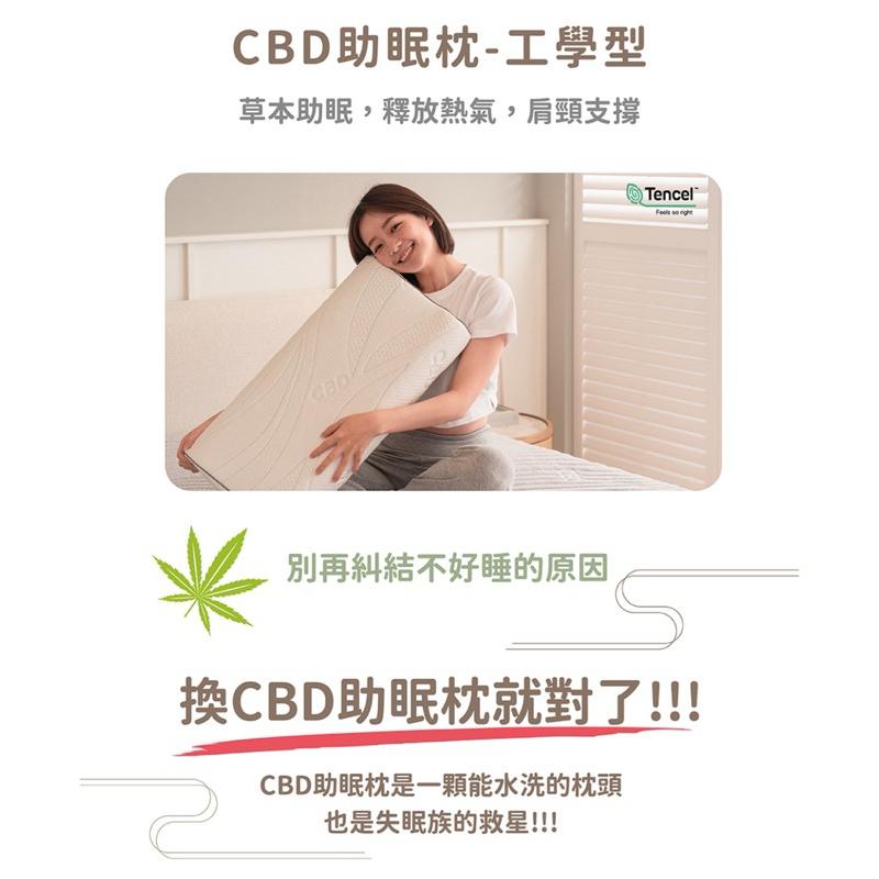 ❰免運❱ QSHION CBD 助眠枕_工學型 水洗枕頭 枕頭 環保耐用 台灣製造 透氣 抑菌防蟎 寢具 高支撐 落枕-細節圖4