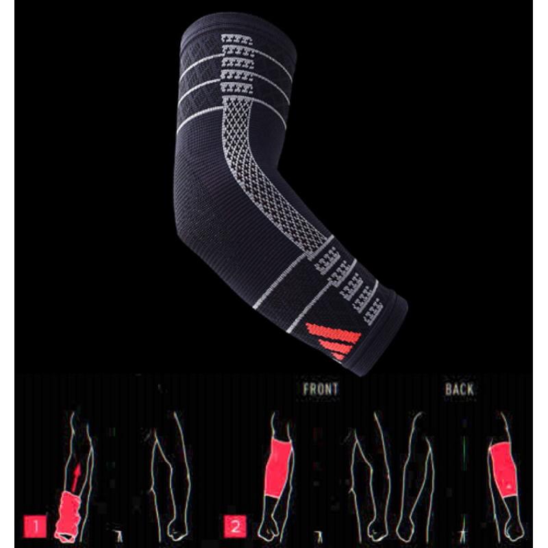 ❰免運❱ adidas 愛迪達 台灣製 AEROREADY WUCHT P3 高機能3D立體針織加強型彈性運動護肘套-細節圖4