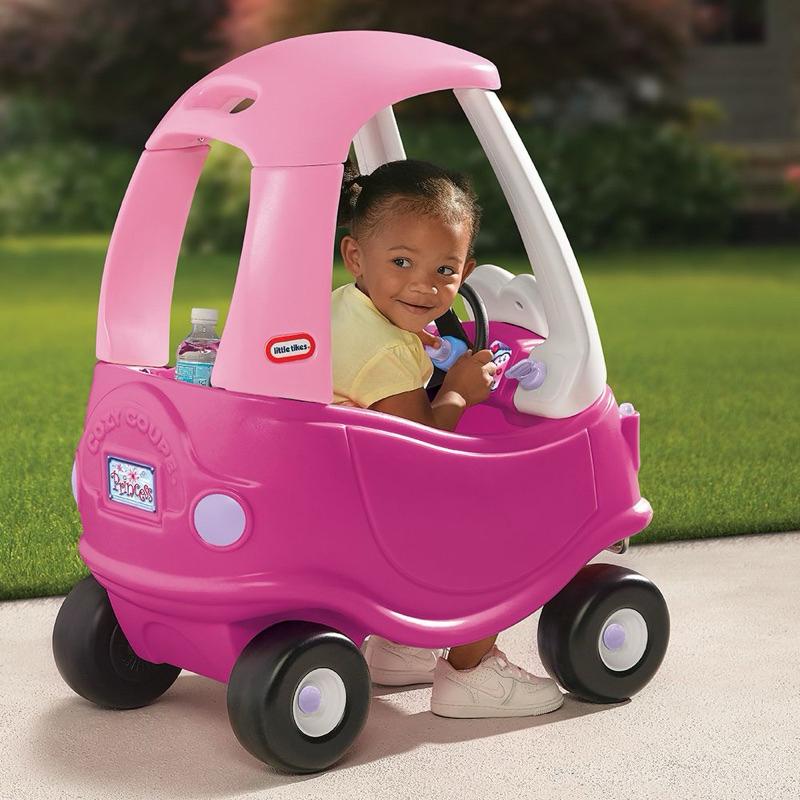 ❰免運❱ little tikes 時尚跑車 桃紅 腳行車 兒童學習玩具 手腳協調訓練 腳力車 腳踏車 滑步車 小孩推車-細節圖3