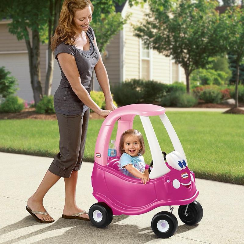 ❰免運❱ little tikes 時尚跑車 桃紅 腳行車 兒童學習玩具 手腳協調訓練 腳力車 腳踏車 滑步車 小孩推車-細節圖4