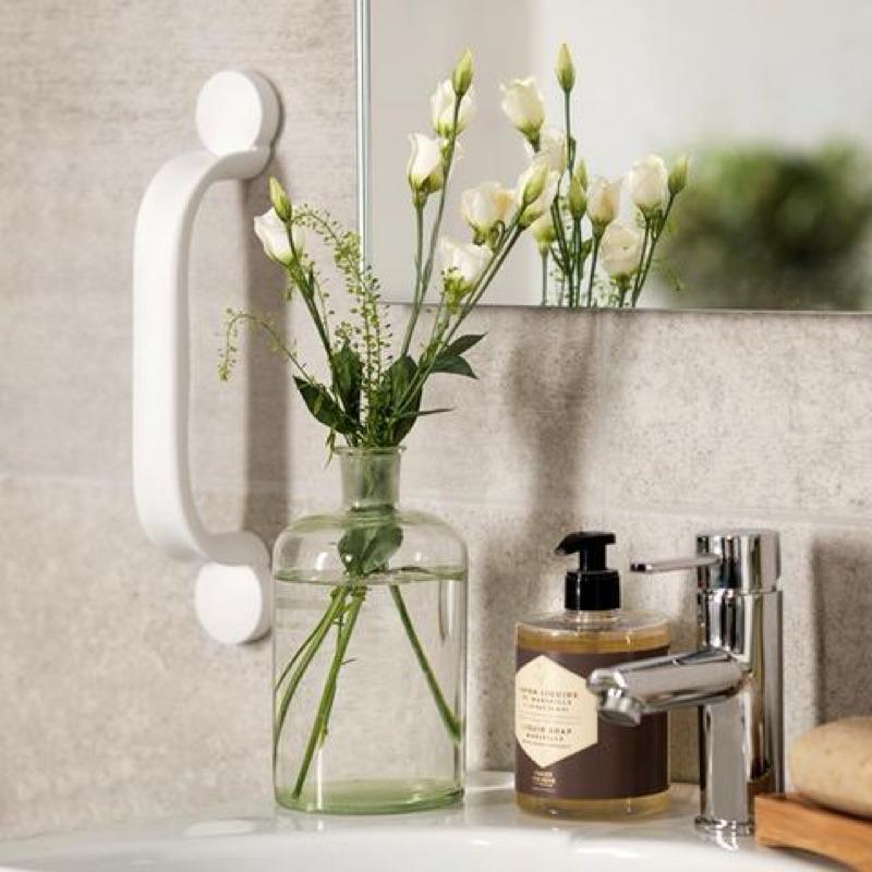 ❰免運❱ Etac 益他 靈活扶手 白色/灰色 30/60/90cm 可延長 安全扶手 浴室扶手 無障礙設施 把手-細節圖2