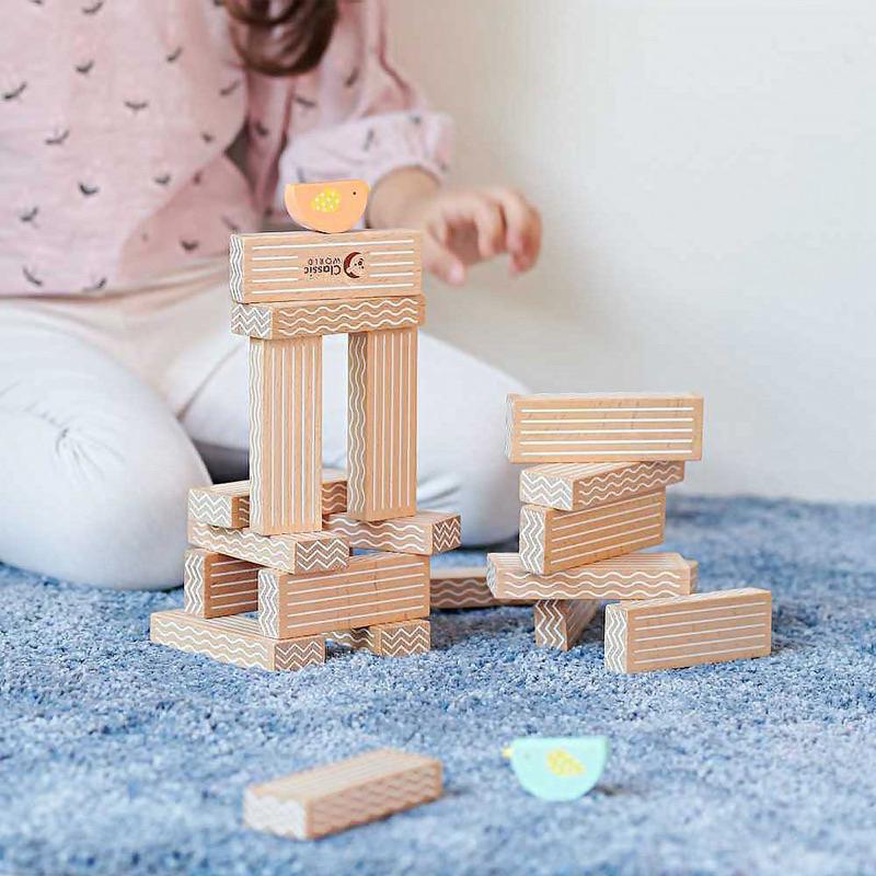 ❰現貨❱ Classic World 小鳥趣味疊疊樂 視覺追視 認知學習 益智玩具 兒童學習玩具 邏輯推理 觸覺舒緩-細節圖3