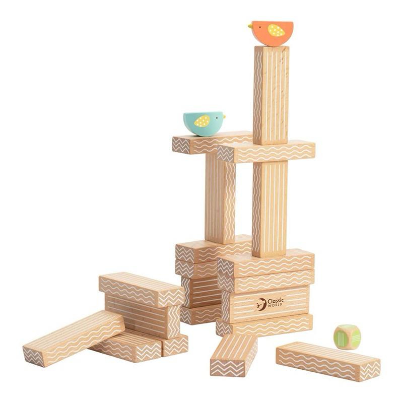 ❰現貨❱ Classic World 小鳥趣味疊疊樂 視覺追視 認知學習 益智玩具 兒童學習玩具 邏輯推理 觸覺舒緩-細節圖5