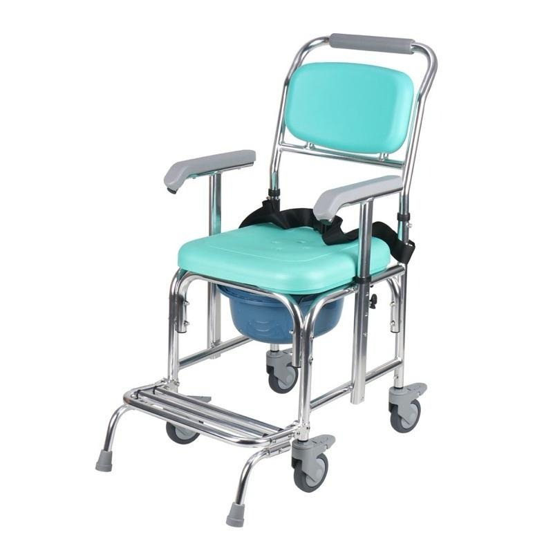 ❰免運❱ FZK 富士康 FZK-4303 固定有輪便盆椅 附輪 便盆椅 扶手 原廠公司貨 洗澡椅 坐便椅-細節圖4