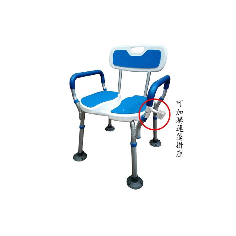 ❰免運❱ 晉宇 鋁合金洗澡椅 JY-303A 凹槽沐浴椅 可調高低 安全扶手 沐浴椅 銀髮輔具 補助 鋁合金-細節圖3