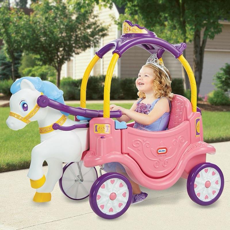 ❰免運❱ little tikes 公主馬車 腳行車 兒童學習玩具 手腳協調訓練 腳力車 腳踏車 滑步車 小孩推車 平衡-細節圖2