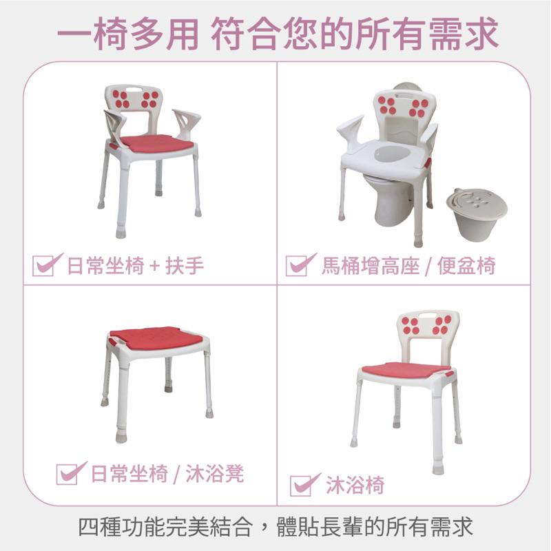 ❰免運❱ ORANGE+ 悅康品家 歐式便椅 便攜式沐浴便盆椅 免工具 三合一 洗澡 便盆椅 沐浴椅 銀髮輔具 醫院-細節圖7