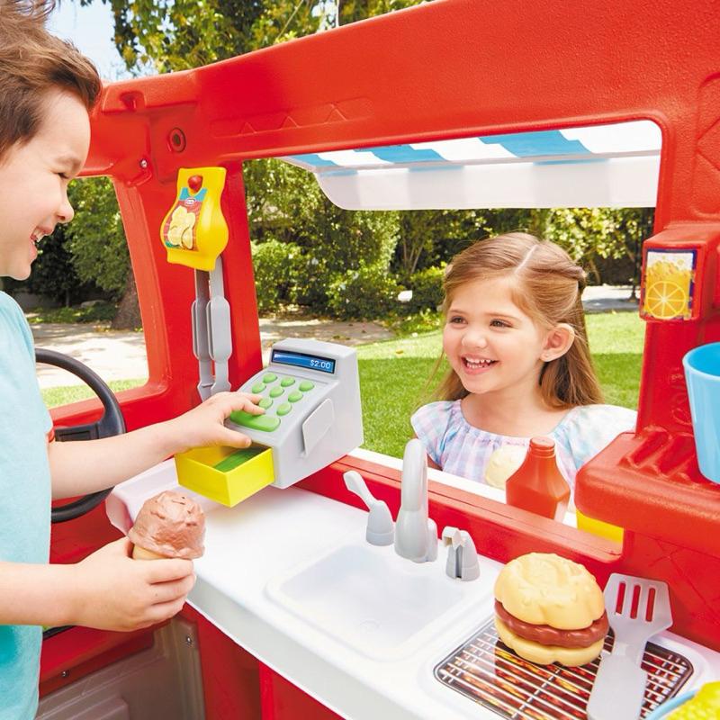 ❰免運❱ little tikes 五星快餐車 兒童學習玩具 認知學習 語言溝通 情緒緩和 戶外室內遊戲 扮家家酒 餐車-細節圖2