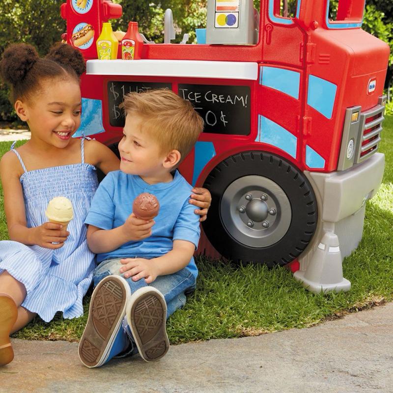 ❰免運❱ little tikes 五星快餐車 兒童學習玩具 認知學習 語言溝通 情緒緩和 戶外室內遊戲 扮家家酒 餐車-細節圖3