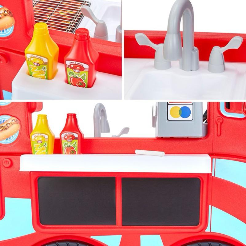 ❰免運❱ little tikes 五星快餐車 兒童學習玩具 認知學習 語言溝通 情緒緩和 戶外室內遊戲 扮家家酒 餐車-細節圖5