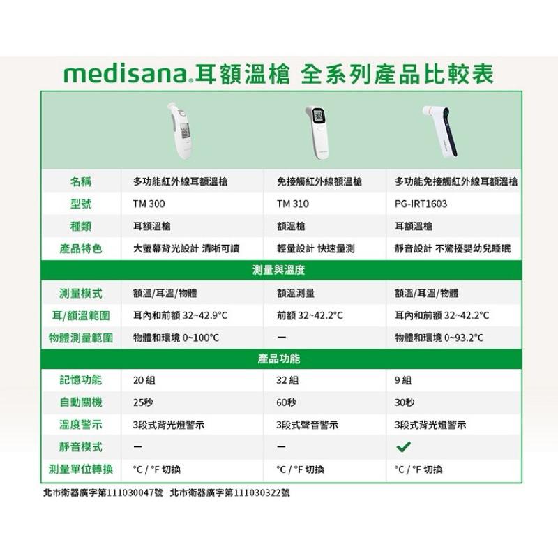 ❰免運❱ 德國 medisana 多功能紅外線耳額溫槍 TM300 恆隆行原裝正貨 額溫槍 體溫計 測溫 TM 300-細節圖9