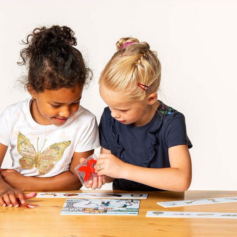 ❰免運❱ educo 四季搜尋遊戲 否定概念遊戲 桌遊 兒童學習玩具 手眼協調訓練 益智玩具 遊戲 觸覺刺激 邏輯思考-細節圖2