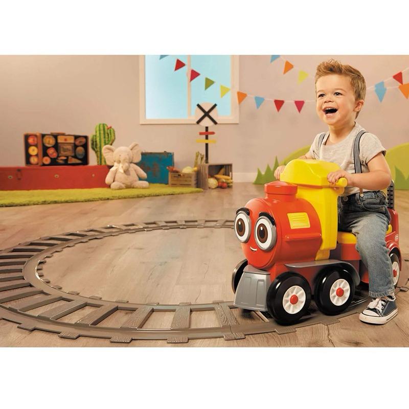 ❰免運❱ little tikes 滑滑火車軌道 兒童學習玩具 手腳協調訓練 腳力車 腳踏車 滑步車 觸覺刺激 平衡訓練-細節圖2
