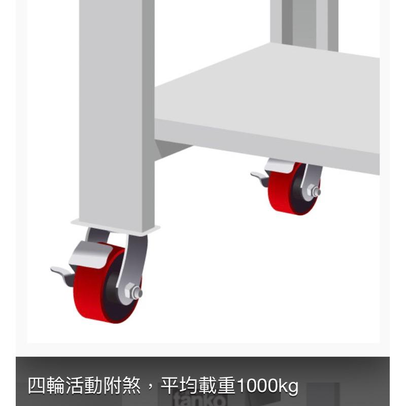 ❰免運❱ Tanko 天鋼 工作桌 WA-57FM 67FM 加輪型 多功能桌 桌子 工業風 台灣製造 辦公桌 工廠-細節圖4