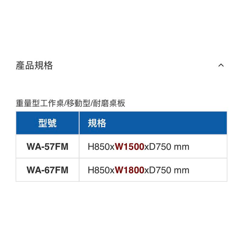 ❰免運❱ Tanko 天鋼 工作桌 WA-57FM 67FM 加輪型 多功能桌 桌子 工業風 台灣製造 辦公桌 工廠-細節圖8