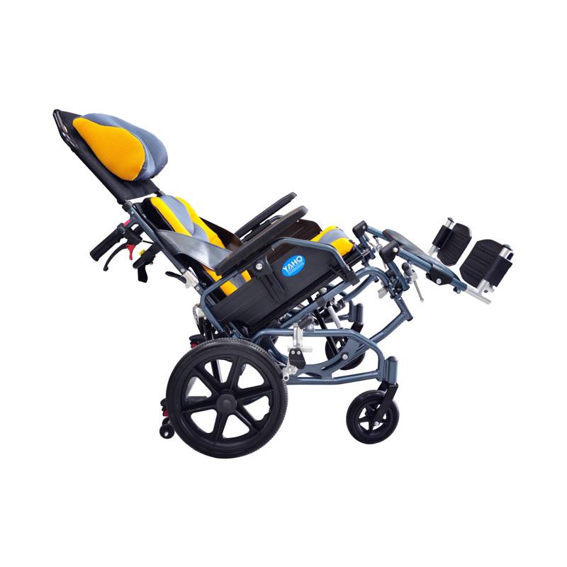 ❰免運❱ YAHO 耀宏 YH118-4 YH118-5 空中傾倒型輪椅 鋁合金 躺式 輔具補助 輪椅 B+AC-細節圖4