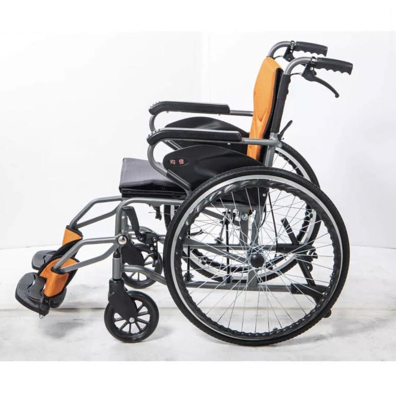 ❰免運❱ 均佳 JW-450 鋁合金掀腳輪椅 一般型 輪椅B款 輕量化 鋁合金 輪椅 輔具 銀髮 機構 補助-細節圖3