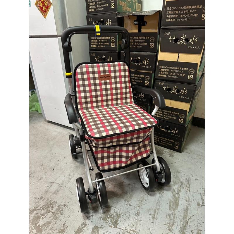 ❰免運❱ FZK 富士康 散步車 FZK-238 助步車 健步車 菜籃車 鋁合金 可煞車 助行椅 銀髮 輔具 補助-細節圖2