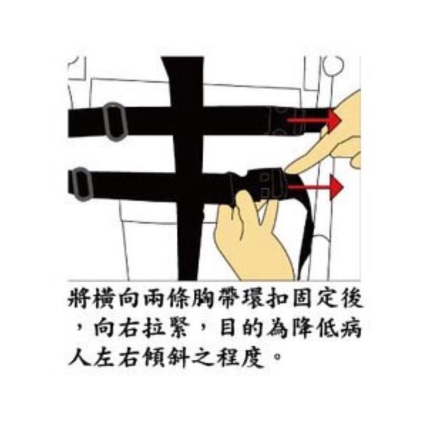 ❰免運❱ 強生 TV-105 全罩式擺位固定帶 安全帶 輪椅固定帶 全罩式 擺位固定帶 約束帶 輪椅-細節圖4