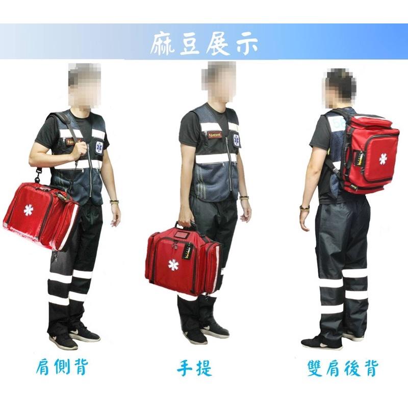 ❰免運❱ DS-2000 多功能專業醫療救護包 雙肩背/手提/肩背 急救用品 救護車 醫院 診所 救護包-細節圖9