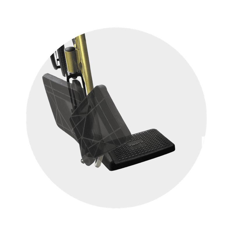 ❰免運❱ Karma 康揚 舒弧105 贈桌板 原廠認證 鋁合金輪椅 大輪 輪椅B款 輔具補助 輪椅 銀髮輔具-細節圖8