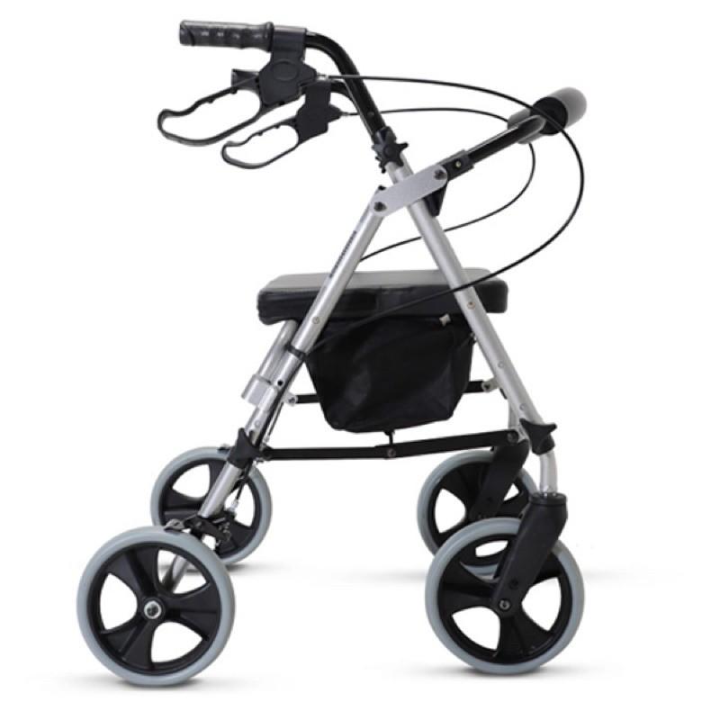 ❰現貨免運❱ 康揚 Karma 輕鬆行100 助行車 帶輪型助步車 公司貨 助行椅 散步休息 復健 輔具補助 菜籃車-細節圖7