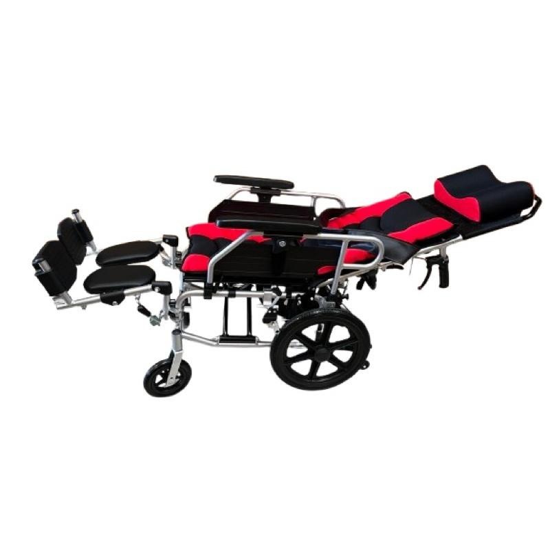 ❰免運❱ FZK 富士康 傾舒芙 FZK-AB 仰躺型 輪椅 鋁合金 水平椅 輪椅B款 附加AB 輔具 補助-細節圖2