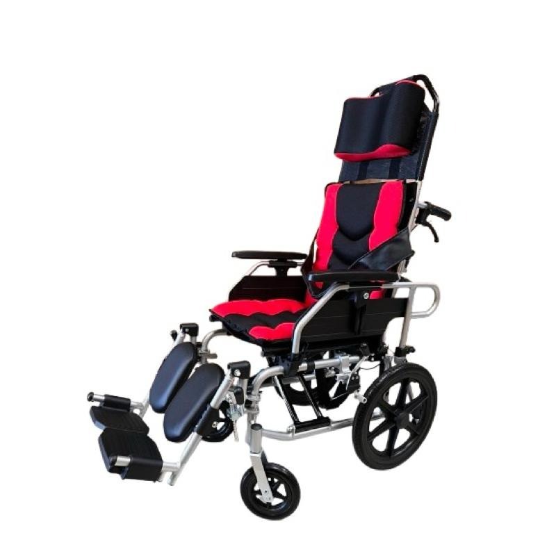 ❰免運❱ FZK 富士康 傾舒芙 FZK-AB 仰躺型 輪椅 鋁合金 水平椅 輪椅B款 附加AB 輔具 補助-細節圖4