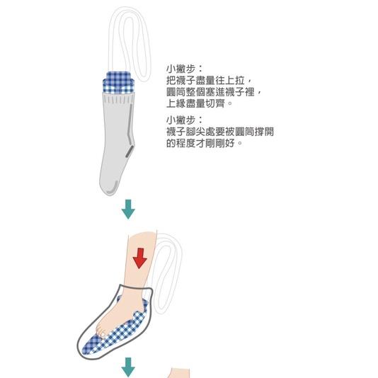 ❰免運❱ REVO 穿襪小幫手 穿襪輔具 親膚材質 輕鬆穿襪 輪椅使用者 復健 輔具 銀髮 襪子-細節圖7