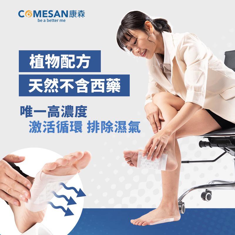 ❰現貨免運❱ COMESAN 康森 石墨烯睡眠修復組 眼罩 足貼 黑科技 台灣製造 抗菌防蟎 舒緩放鬆 新陳代謝-細節圖4