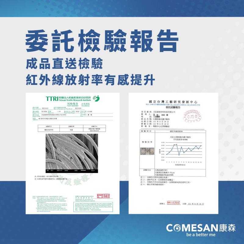 ❰現貨免運❱ COMESAN 康森 石墨烯能纏繞式能量護腕 護腕 護具 親膚 石墨烯黑科技 台灣製造 抗菌防蟎 透氣舒適-細節圖5
