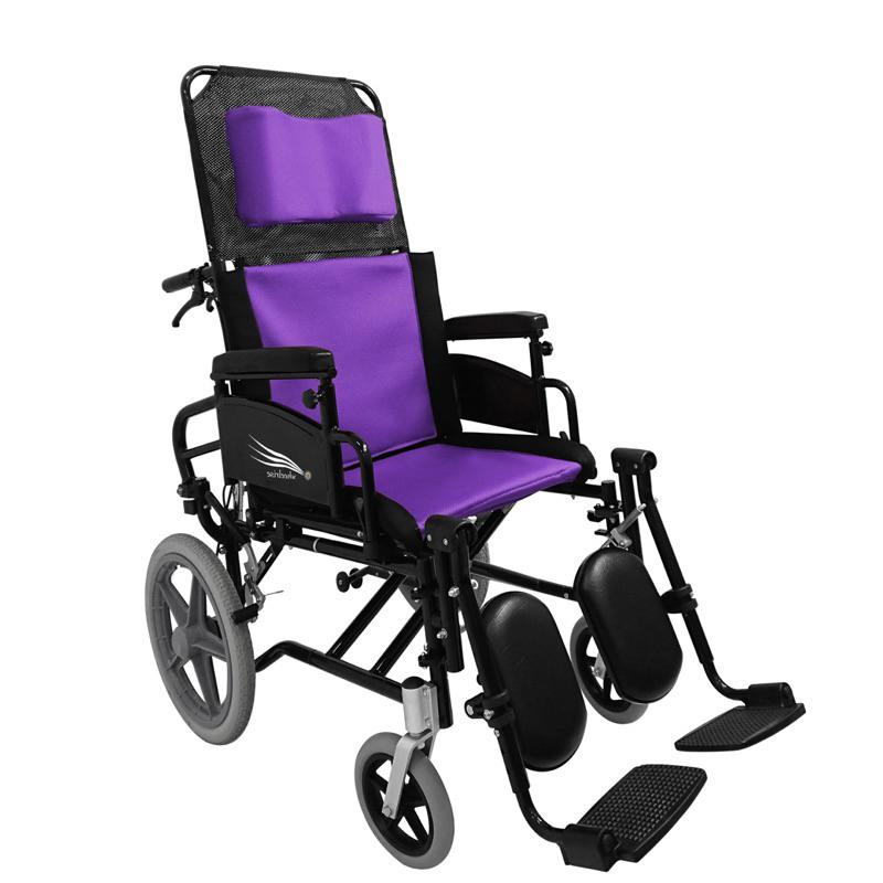 ❰免運❱ 祥巽 MF-58B5 輕量平躺輪椅 小輪 16吋 18吋座寬 輪椅B+AB款 鋁合金 輕量化輪椅 銀髮輔具-細節圖3