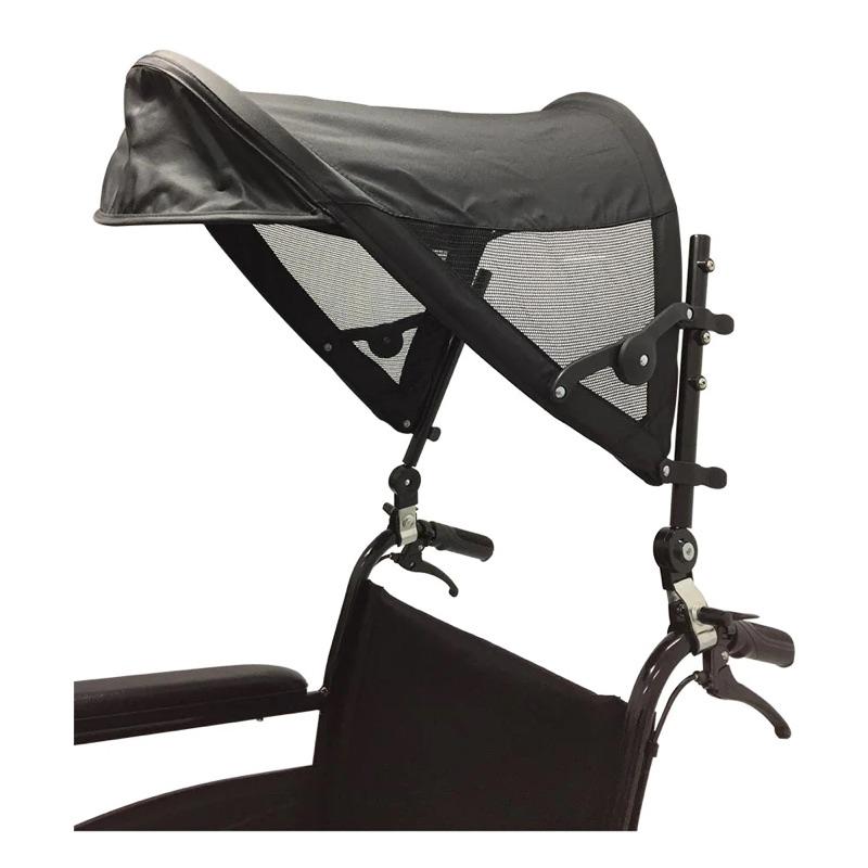 ❰免運❱ 祥巽 輪椅用遮陽棚 P-SH-01 遮陽棚 遮陽傘 輪椅 通用款 輪椅-細節圖3